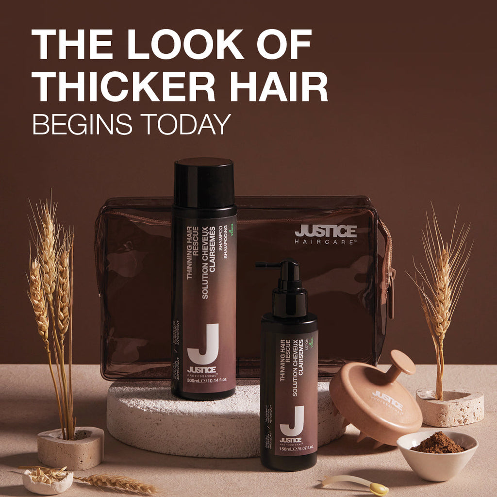 Thinning Hair Rescue. The ultimate solution for early hair thinning.