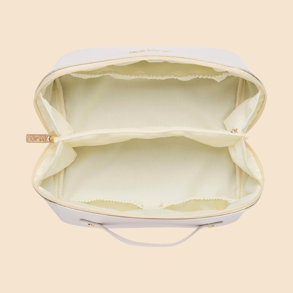 Justice Haircare Cream Cosmetic Bag