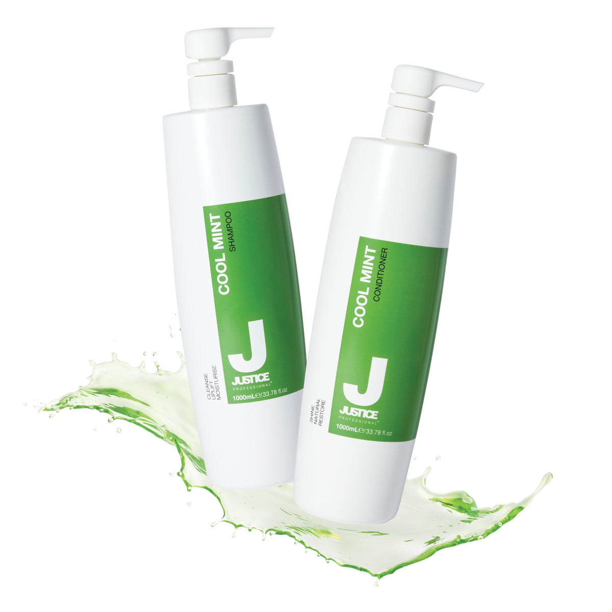 Cool Mint Bundle 1L JUSTICE Haircare AU & NZ